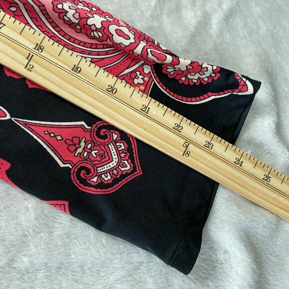 INC International Concepts Y2K Babydoll Top Women S Red Boho Hippie Goddess VTG - Picture 8 of 10